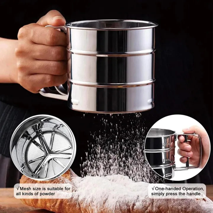 Steel Flour Sifter