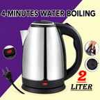 Automatic Electric Kettle 2.0L – Stainless Steel Hot Water Boiler With Auto Shut-Off, LED Display &amp; Temperature Control (1000W, 220V) (Without Box)