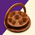 Wooden Spring Tray - 14 Inches Round

🧺 Premium Wooden Spring Tray: 14 Inch Round, Khoobsurat Aur Foldable!