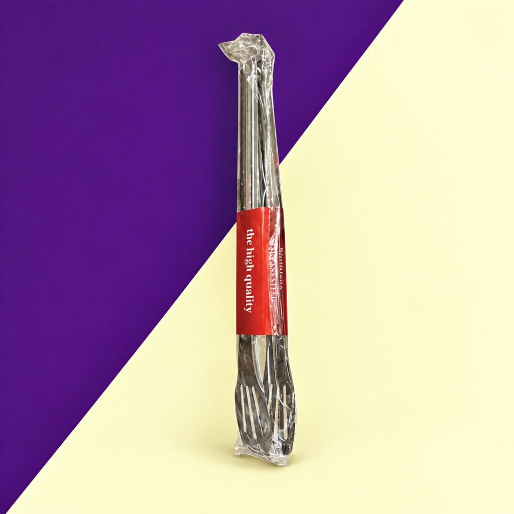 Stainless Steel Kitchen Tongs - Kitchen Accessory Designed For Food Preparation And Daily Cooking Routine XL Size